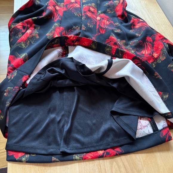 BETSEY JOHNSON DRESS FIT & FLARE FLORAL RETRO Y2K VTG INSPIRED TANGO PARTY 10 - Picture 8 of 12